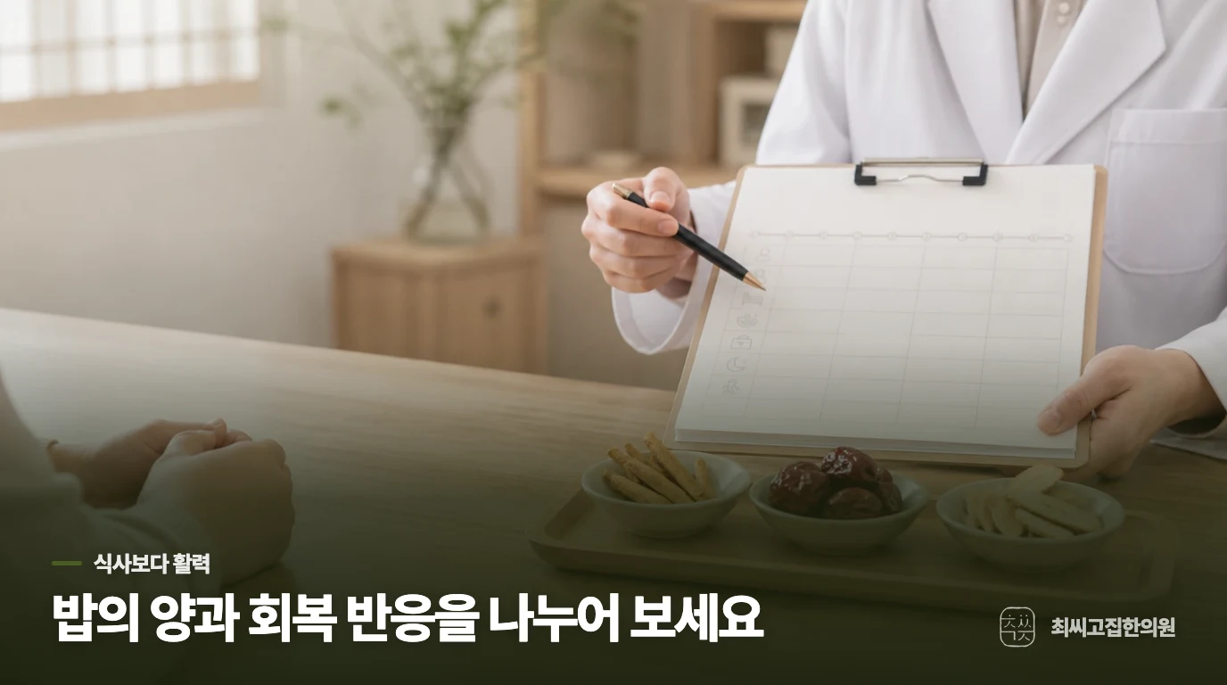 감기 뒤 식사량보다 아이의 반응이 중요할 때