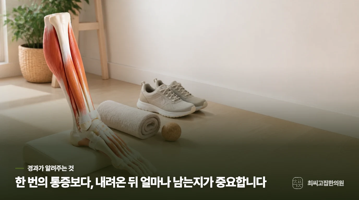 통증이 가라앉는 시간까지 살펴야 하는 이유