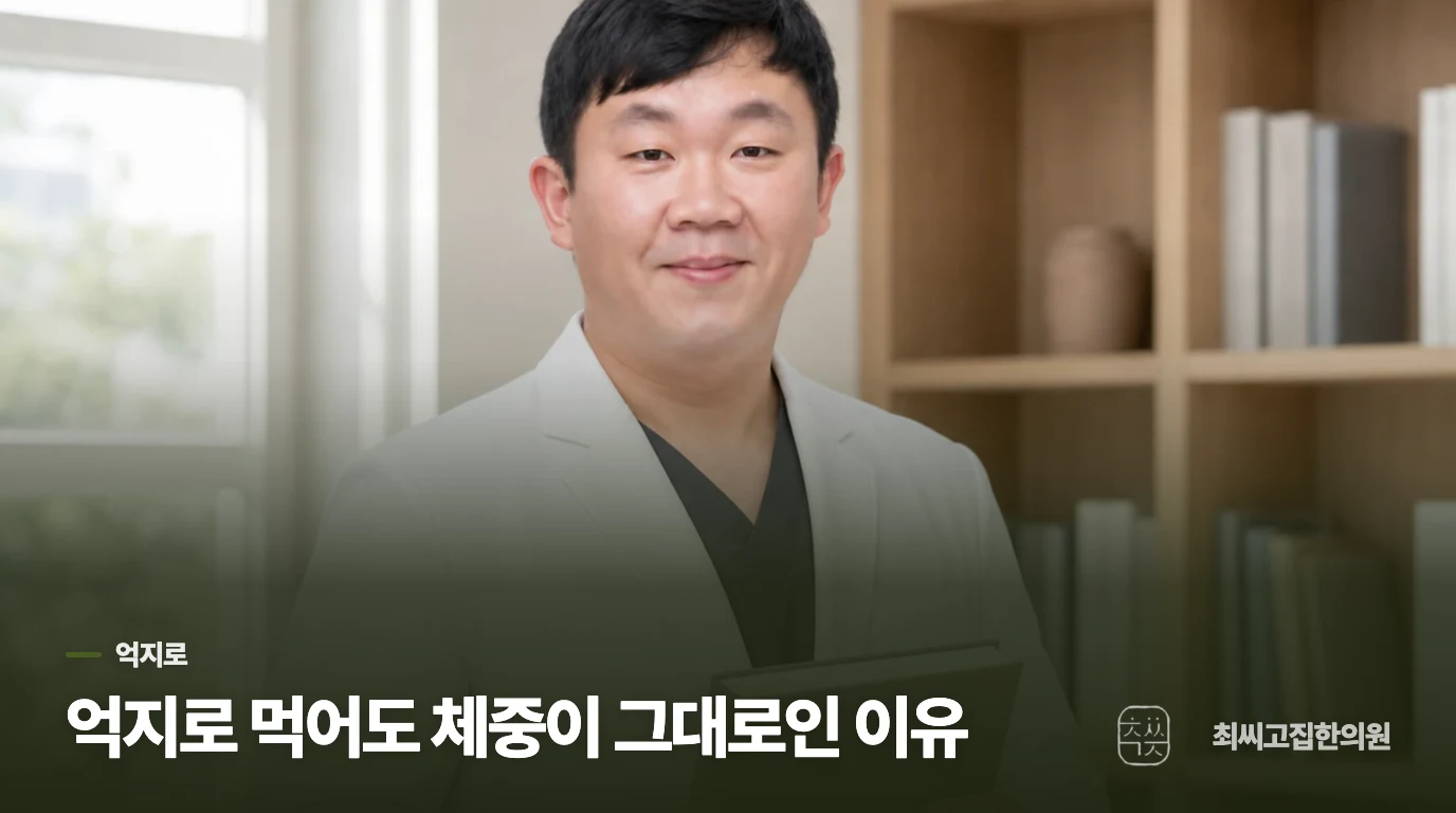 억지로 먹어도 체중이 그대로인 이유