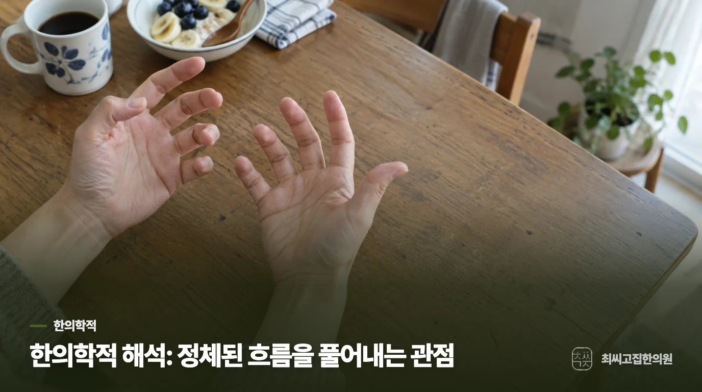 한의학적 해석: 정체된 흐름을 풀어내는 관점