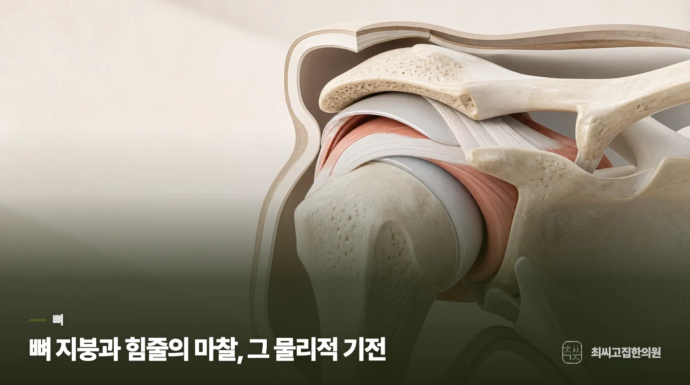 뼈 지붕과 힘줄의 마찰, 그 물리적 기전