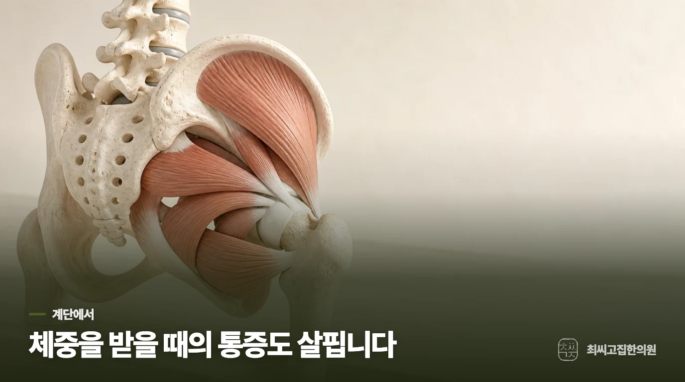 계단을 오를 때도 아프다면 베개만으로 부족한 이유